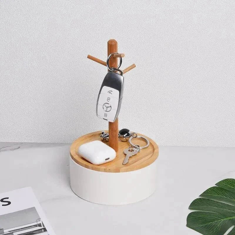 Branch Storage Rack jewelry organizer with tree branch design and multiple compartments