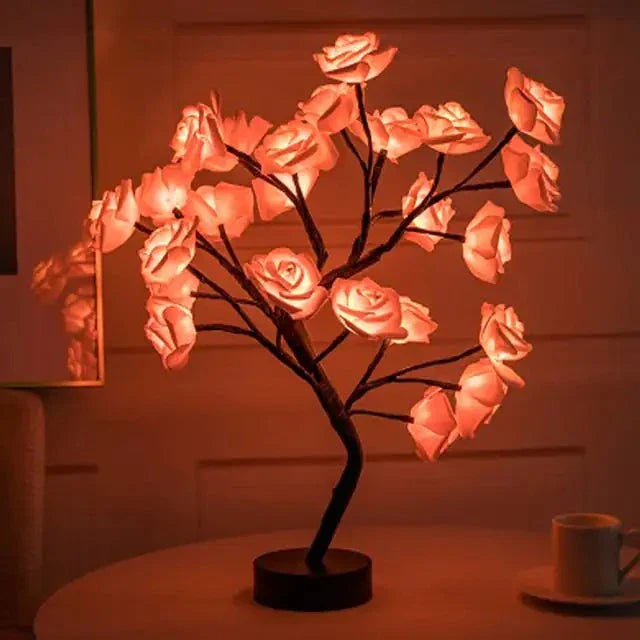 Blossom Bliss Glowing Rose Tree – Elegant LED Decor for Home & Events